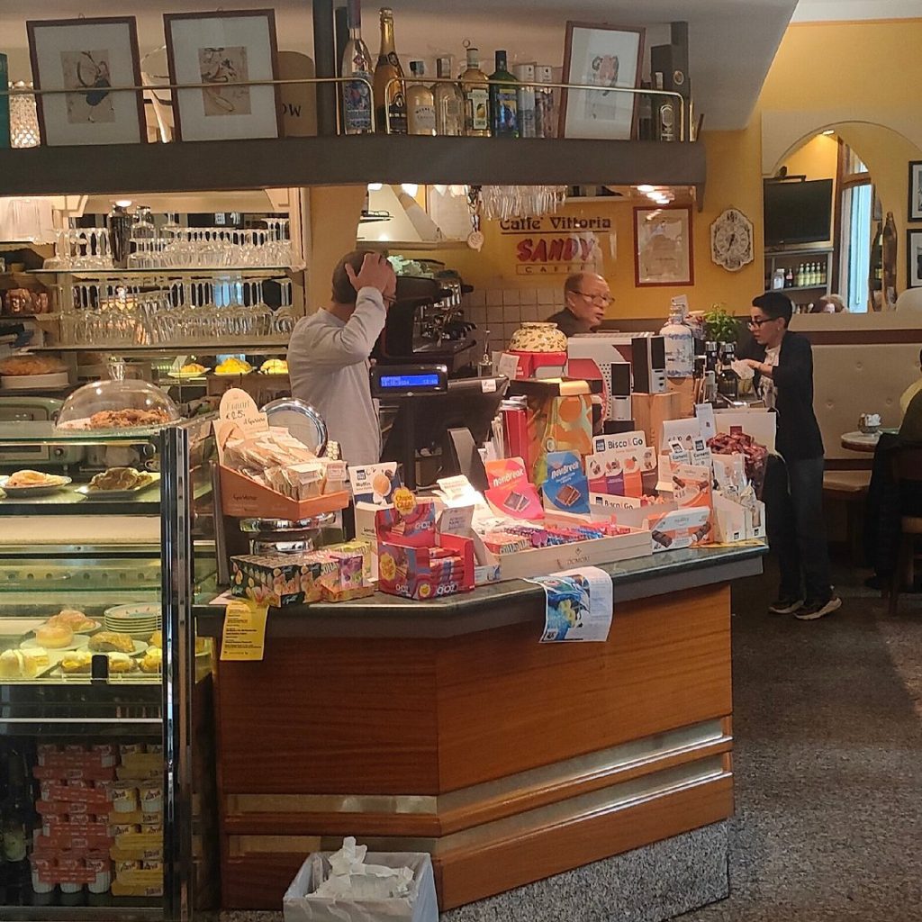Caffè Vittoria Cortona — the classic Italian bar on Piazza Signorelli