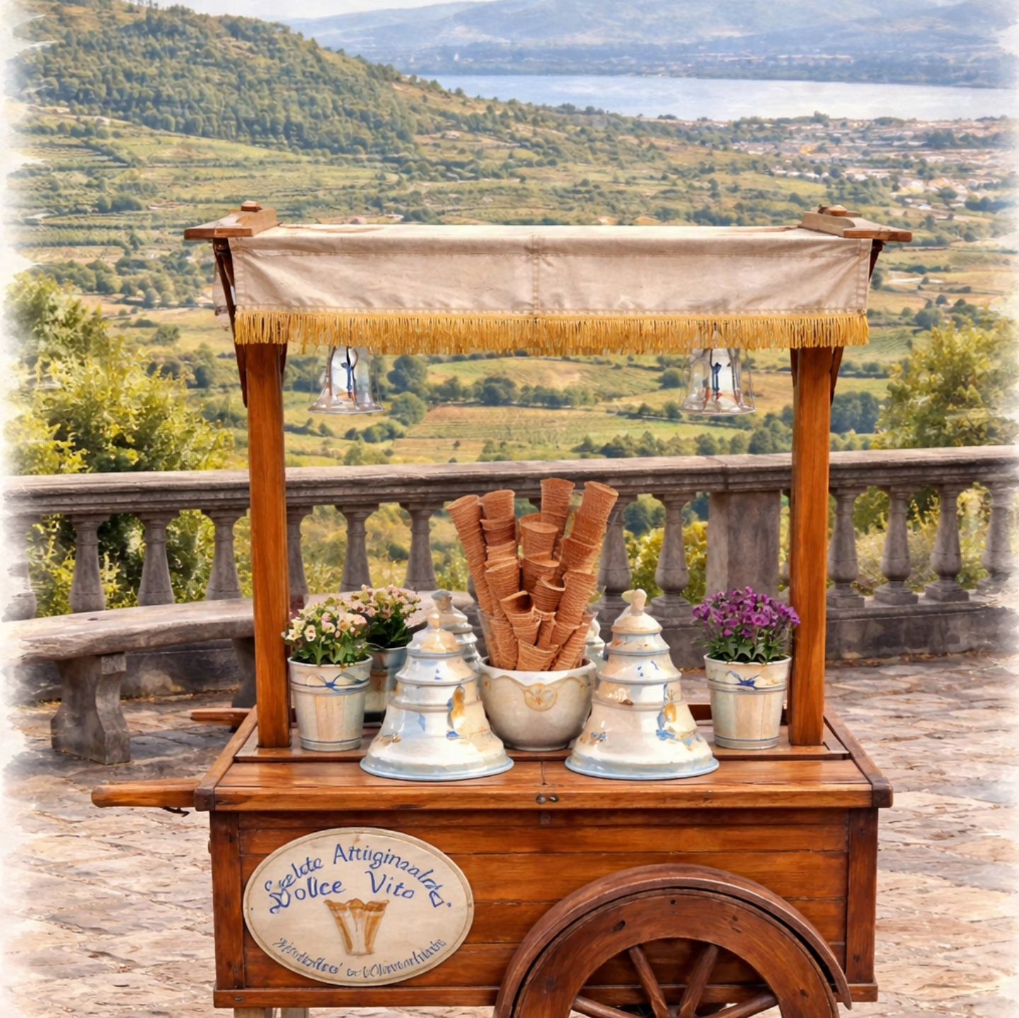 Best gelato in Cortona — Gelateria Dolce Vita on Via Nazionale, Tuscany