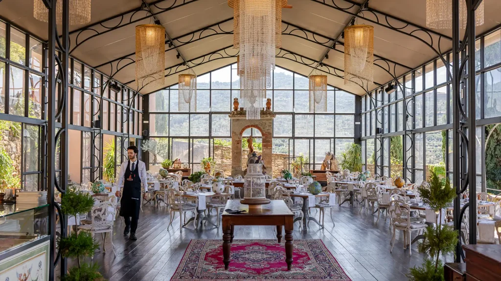 Il Falconiere Cortona — Michelin-starred restaurant in the ancient lemon house conservatory